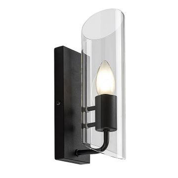 Rabalux - Kúpeľňové nástenné svietidlo 1xE14/12W/230V IP44 čierna