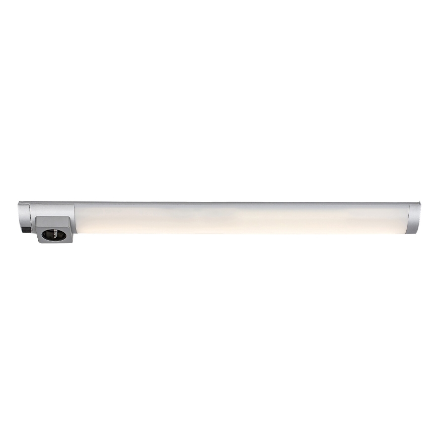 Rabalux - LED Podlinkové svietidlo so zásuvkou LED/8W/230V 4000K 68 cm matný chróm
