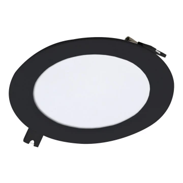 Rabalux - LED Podhľadové svietidlo LED/6W/230V 3000K pr. 12 cm čierna