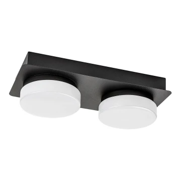 Rabalux - LED Stropné kúpeľňové svietidlo 2xLED/5,5W/230V IP44 čierna