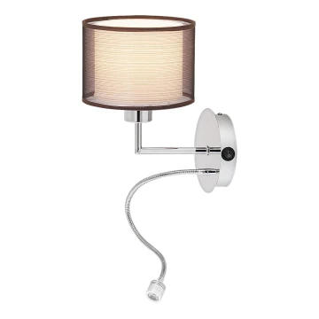 Rabalux - Nástenné svietidlo E27/60W + LED/1W