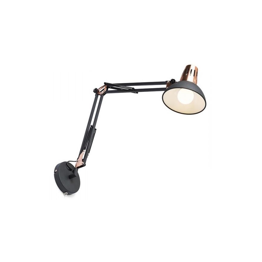 RED - Design Rendl - R12651 - Nástenná lampa ANTE 1xE27/28W/230V čierna