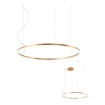 Redo 01-1713 - LED Stmievateľný luster na lanku ORBIT LED/55W/230V bronz