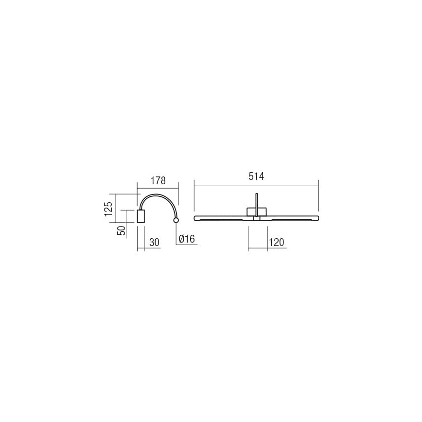 Redo 01-3466 - LED Obrazové svietidlo KENDO LED/11W/230V 51,4 cm CRI 92 biela