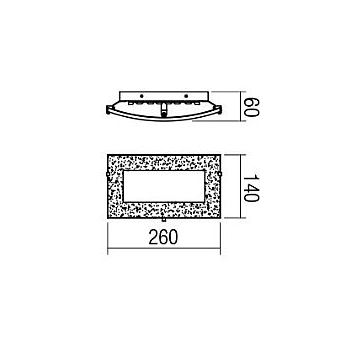 Redo 05-863 - LED Nástenné svietidlo ARTEMIS LED/10W/230V strieborná