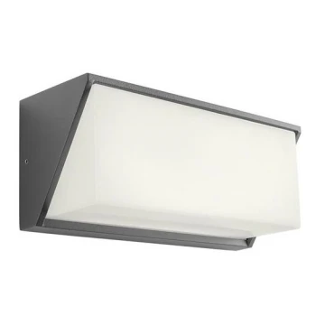 Redo 90238 - LED Vonkajšie nástenné svietidlo SPECTRA LED/17W/230V IP54 šedá