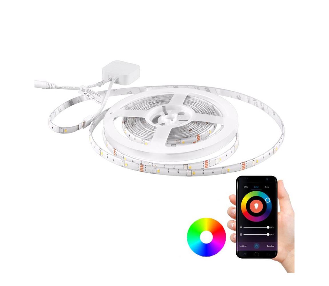 RGB LED Stmievateľný pásik Wi-fi + hudobná funkcia LED/16W/230V 5 m Tuya