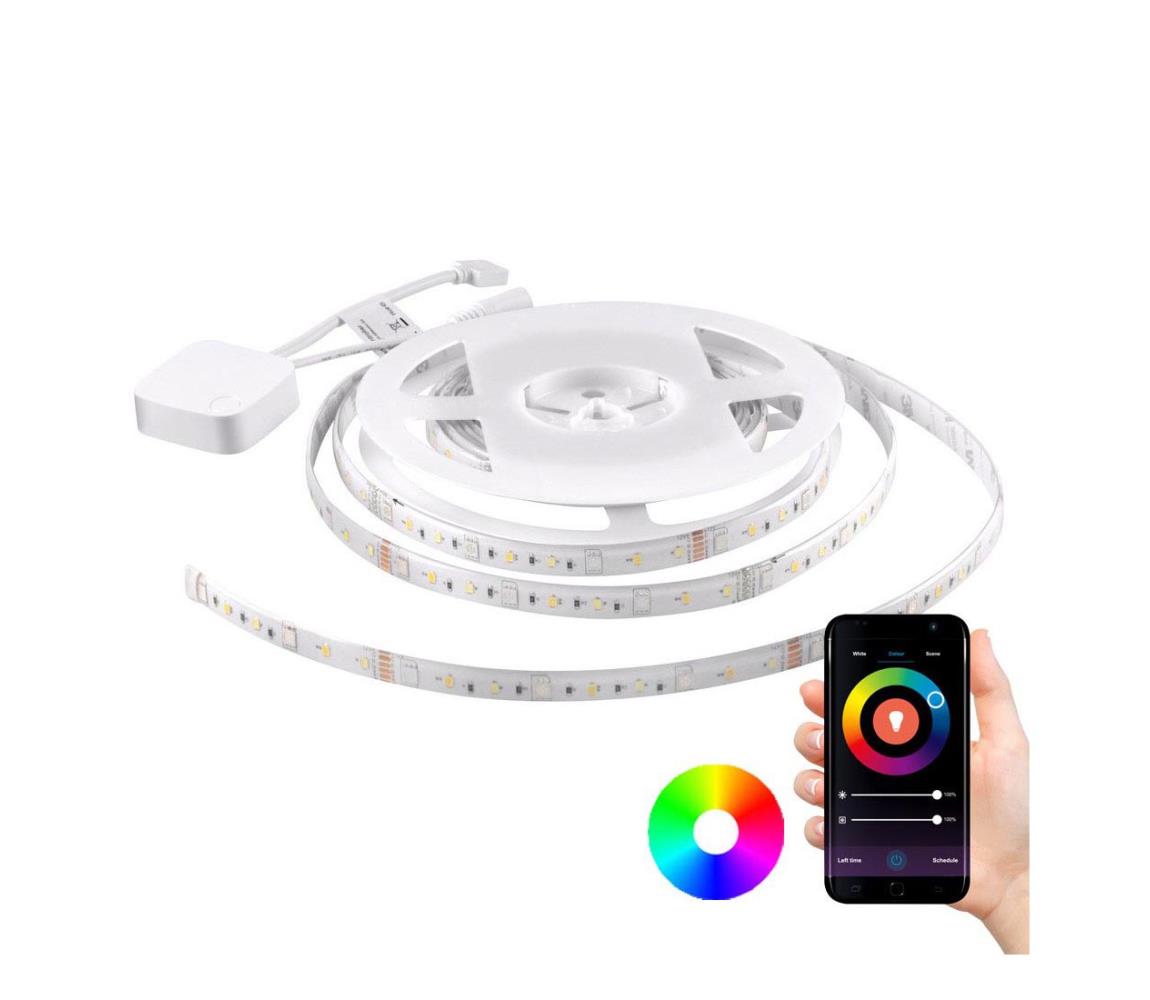 RGB LED Stmievateľný pásik Wi-fi + hudobná funkcia LED/20W 5 m Tuya