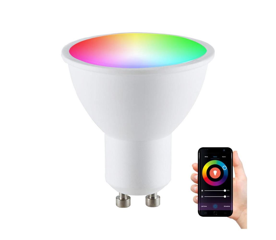  RGBW LED Stmievateľná žiarovka G45 GU10/5,5W/230V 2700-6500K Wi-Fi Tuya 