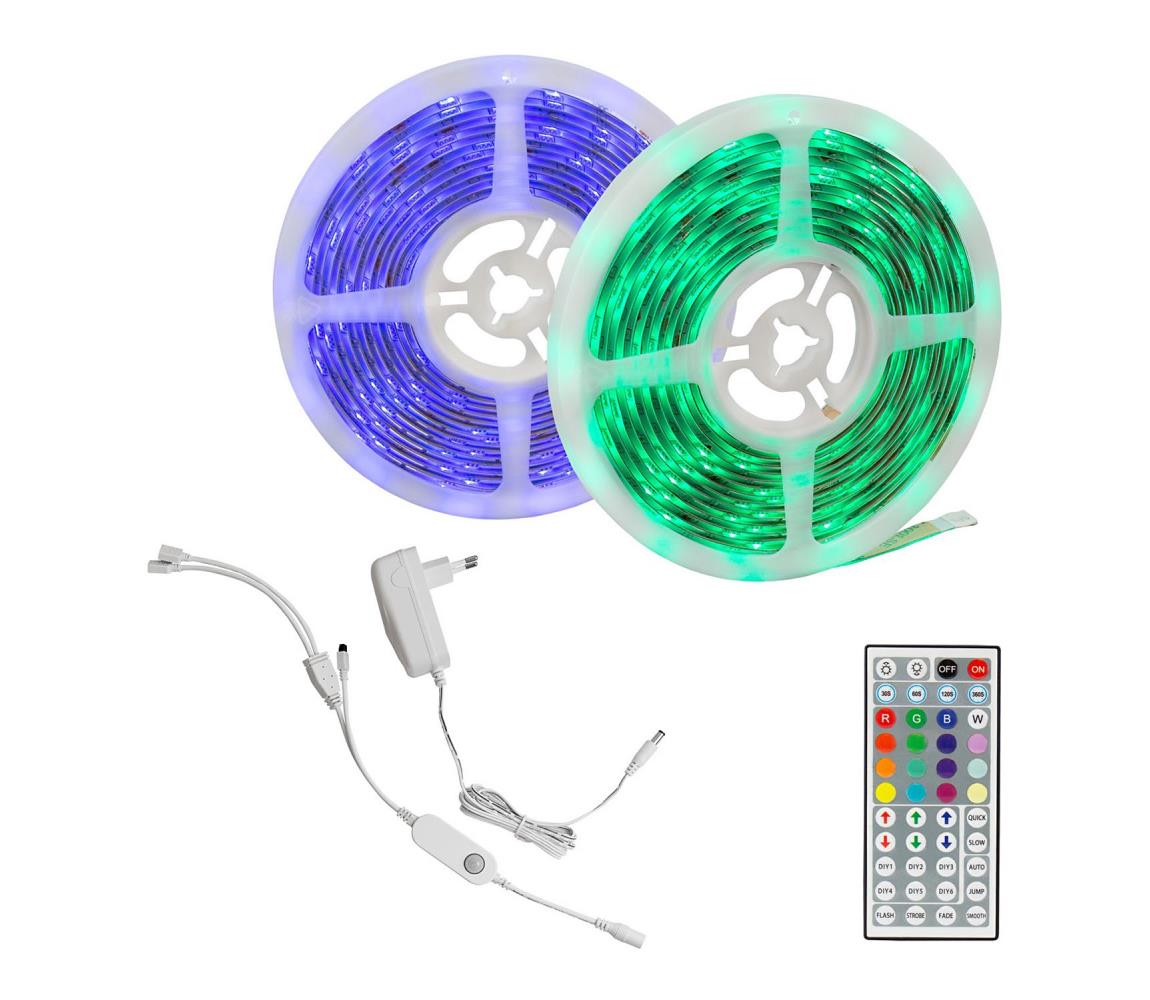 Obrázok Spectrum LED Set RGB LED pásik 2x5m + napájanie + ovládanie + PIR senzor, dosah 2m, 2,5W/m