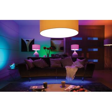 SADA 2x LED Stmievateľná žiarovka Philips Hue White And Color Ambiance E27/9W/230V 2000-6500K