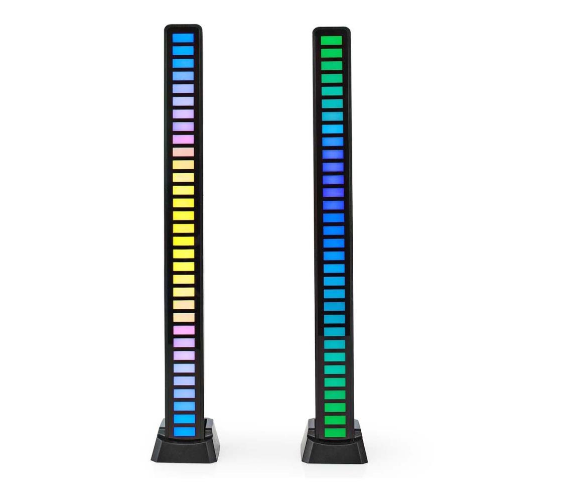  SADA 2x  GALDP110BK - LED RGB Nabíjacia stolná lampa LED/250 mAh 