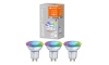 SADA 3x LED RGBW Stmievateľná žiarovka SMART+ GU10/4,9W/230V 2700K-6500K Wi-Fi - Ledvance