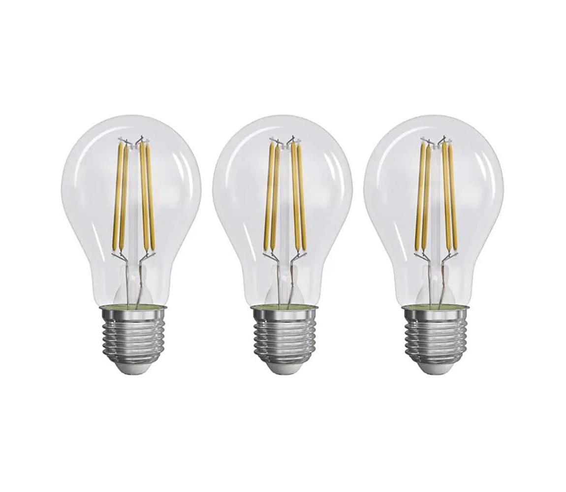 SADA 3x LED Žiarovka FILAMENT A60 E27/3,8W/230V 2700K