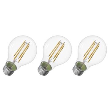 SADA 3x LED Žiarovka FILAMENT A60 E27/3,8W/230V 4000K Energetická trieda A