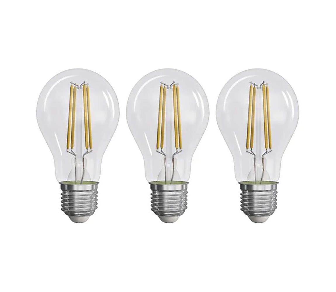  SADA 3x LED Žiarovka FILAMENT A60 E27/5W/230V 2700K Energetická trieda A 