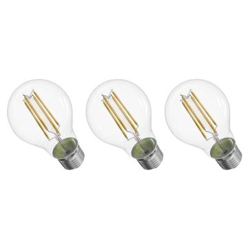 SADA 3x LED Žiarovka FILAMENT A60 E27/5W/230V 2700K Energetická trieda A