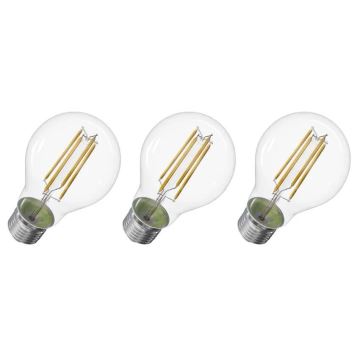 SADA 3x LED Žiarovka FILAMENT A60 E27/5W/230V 2700K Energetická trieda A