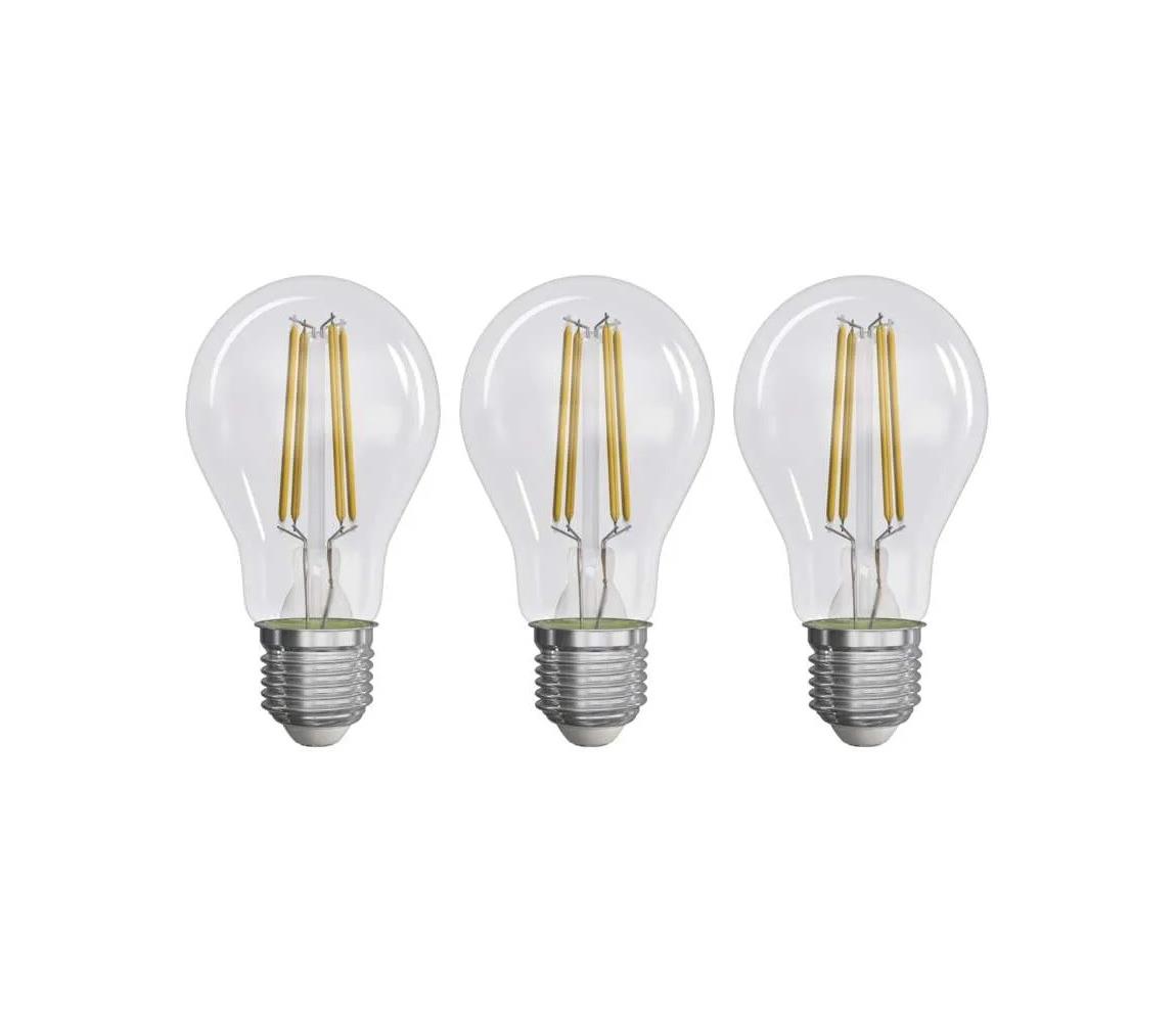 SADA 3x LED Žiarovka FILAMENT A60 E27/5W/230V 4000K