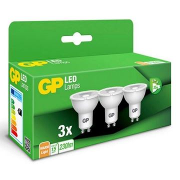 SADA 3x LED Žiarovka GU10/3,1W/230V 2700K - GP