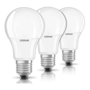 SADA 3xLED Žiarovka E27/8,5W/230V 2700K - Osram