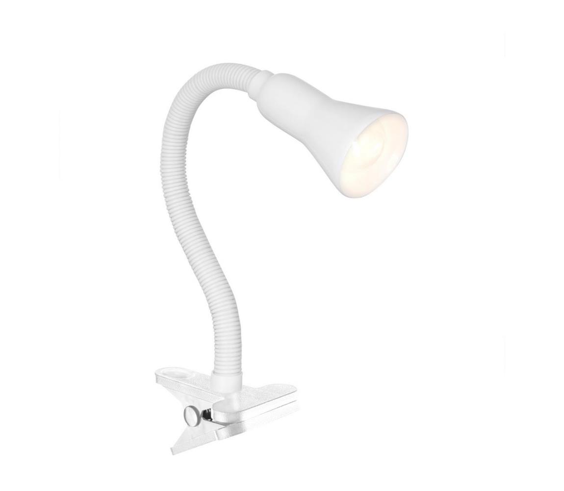 Searchlight Searchlight EU4122WH - Stolná lampa DESK 1xE14/7W/230V 