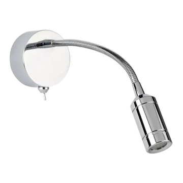 Searchlight - LED Flexibilná lampička ADJU LED/1W/230V chróm