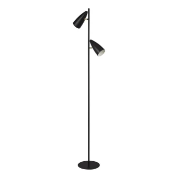 Searchlight - Stojacia lampa STYLUS 2xE14/7W/230V čierna