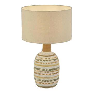 Searchlight - Stolná lampa CALYPSO 1xE14/10W/230V keramika