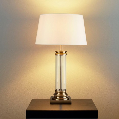 Searchlight - Stolná lampa PEDESTAL 1xE27/60W/230V