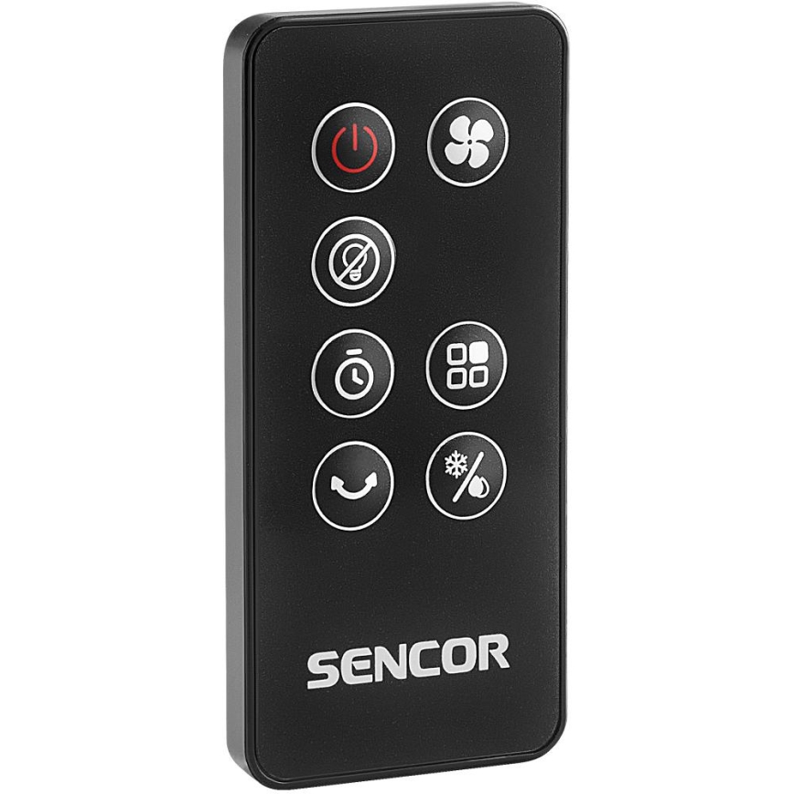 Sencor - Mobilný ochlazovač vzduchu 3v1 110W/230V strieborná/čierna + diaľkové ovládanie