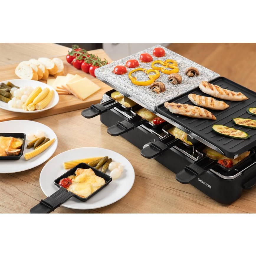 Sencor - Raclette gril s príslušenstvom 1400W/230V