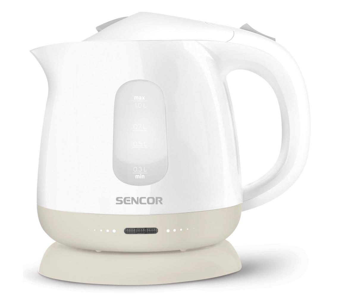 Sencor Sencor - Rýchlovarná kanvica 1 l 1100W/230V biela/béžová