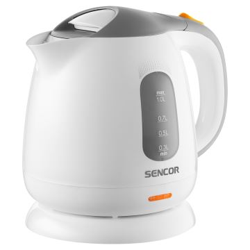 Sencor - Rýchlovarná kanvica 1 l 1100W/230V biela/šedá