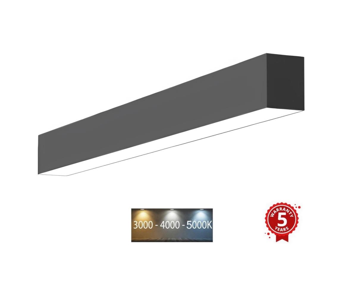 Sinclair Sinclair LSM 24-40CCT - LED Stropné svietidlo LSM LED/40W/230V 120 cm čierna 