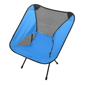Skladacia kempingová stolička modrá 63 cm