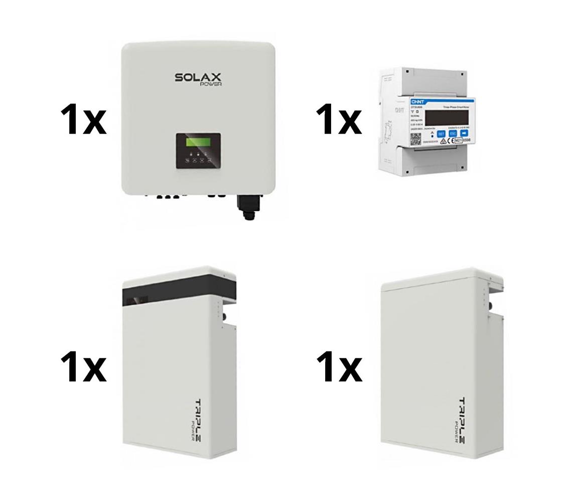 SolaX Power Solárna zostava: 15kW SOLAX menič 3f + 11,6 kWh TRIPLE Power batérie + elektromer 3f 