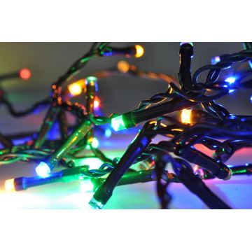LED Vonkajšia vianočná reťaz 240xLED/8 funkcií 17m Wi-Fi Tuya IP44 multicolor/teplá biela
