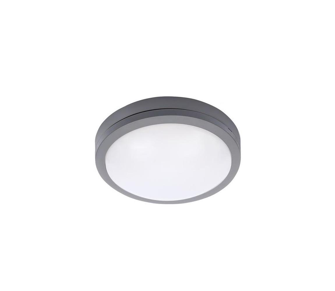 Obrázok Solight Šedé LED stropní/nástěnné svítidlo 20W I54 se senzorem WO781-G-M