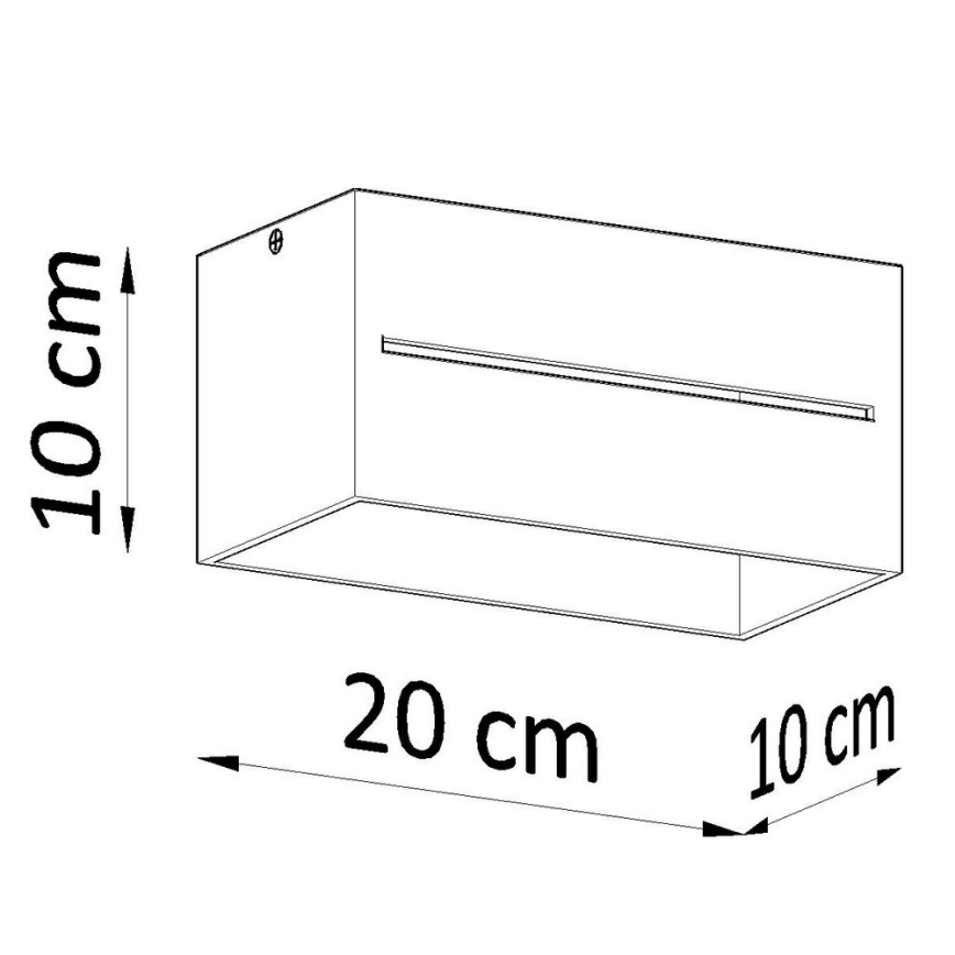 Stropné svietidlo LOBO 2xG9/40W/230V čierna