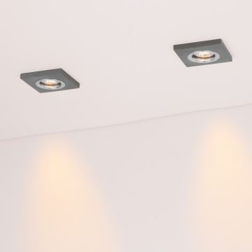 SADA 3x LED Podhľadové svietidlo VITAR 1xGU10/5W/230V CRI 90 betón – FSC certifikované