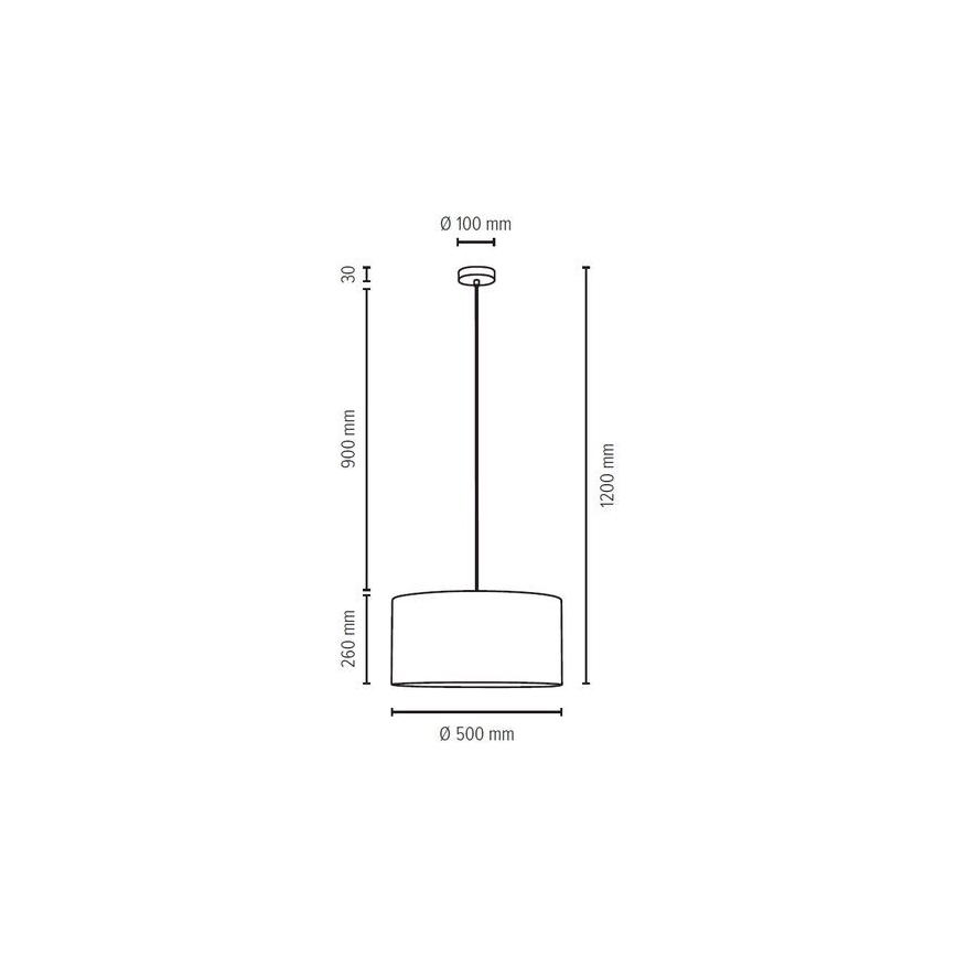 Luster na lanku SCARLETT 1xE27/60W/230V