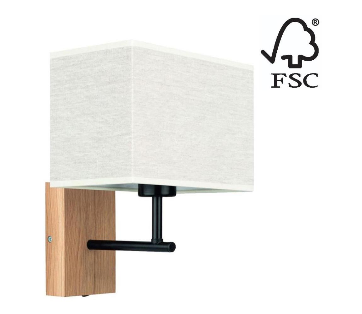   57190974 - Nástenná lampa BOHO 1xE27/25W/230V dub 