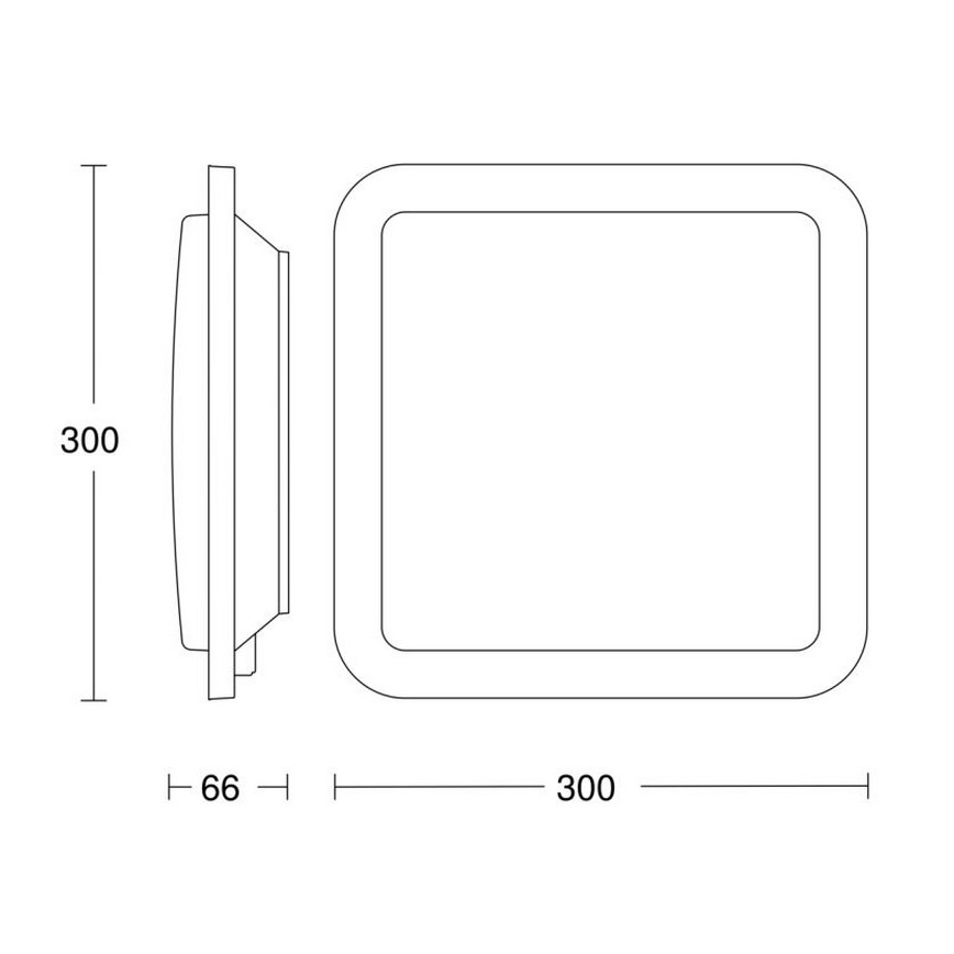 Steinel 052539 - LED Stropné svietidlo so senzorom LED/9,5W/230V