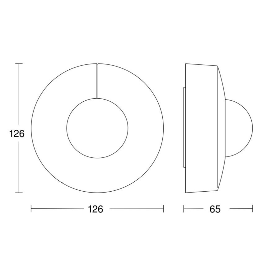 Steinel 058272 - Senzor pohybu IS 345 V3 KNX IP54 guľatý biela