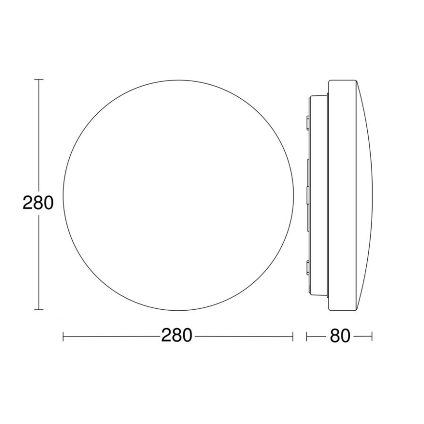 Steinel 069674 - LED Kúpeľňové stropné svietidlo so senzorom RSPRO P1 LED/9,4W/230V 4000K IP54