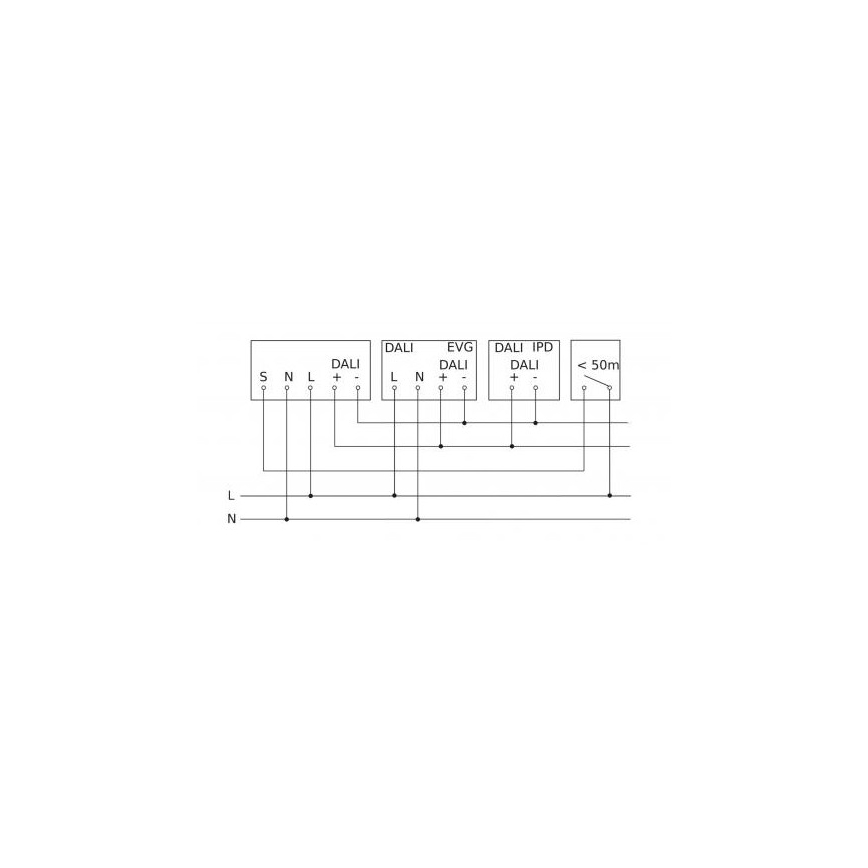 Steinel 088194 - Senzor pohybu s prezenčným čidlom PD-8 ECO DALI-2 360° biela