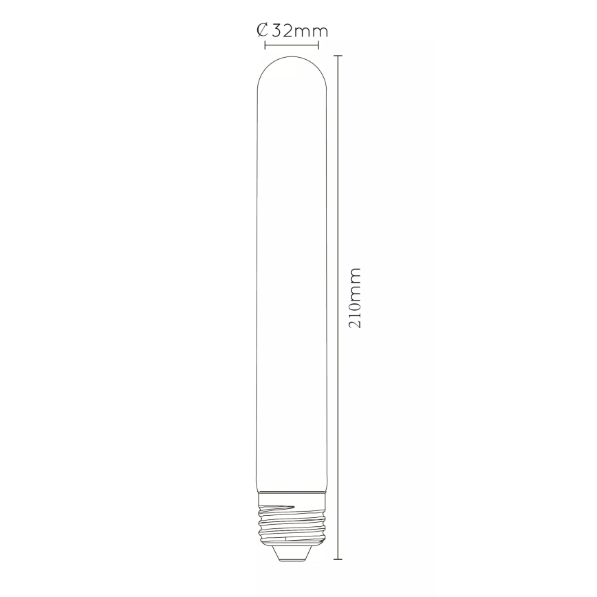 Stmievateľná LED žiarovka 21 cm E27/5W/230V - Lucide 49031/05/60