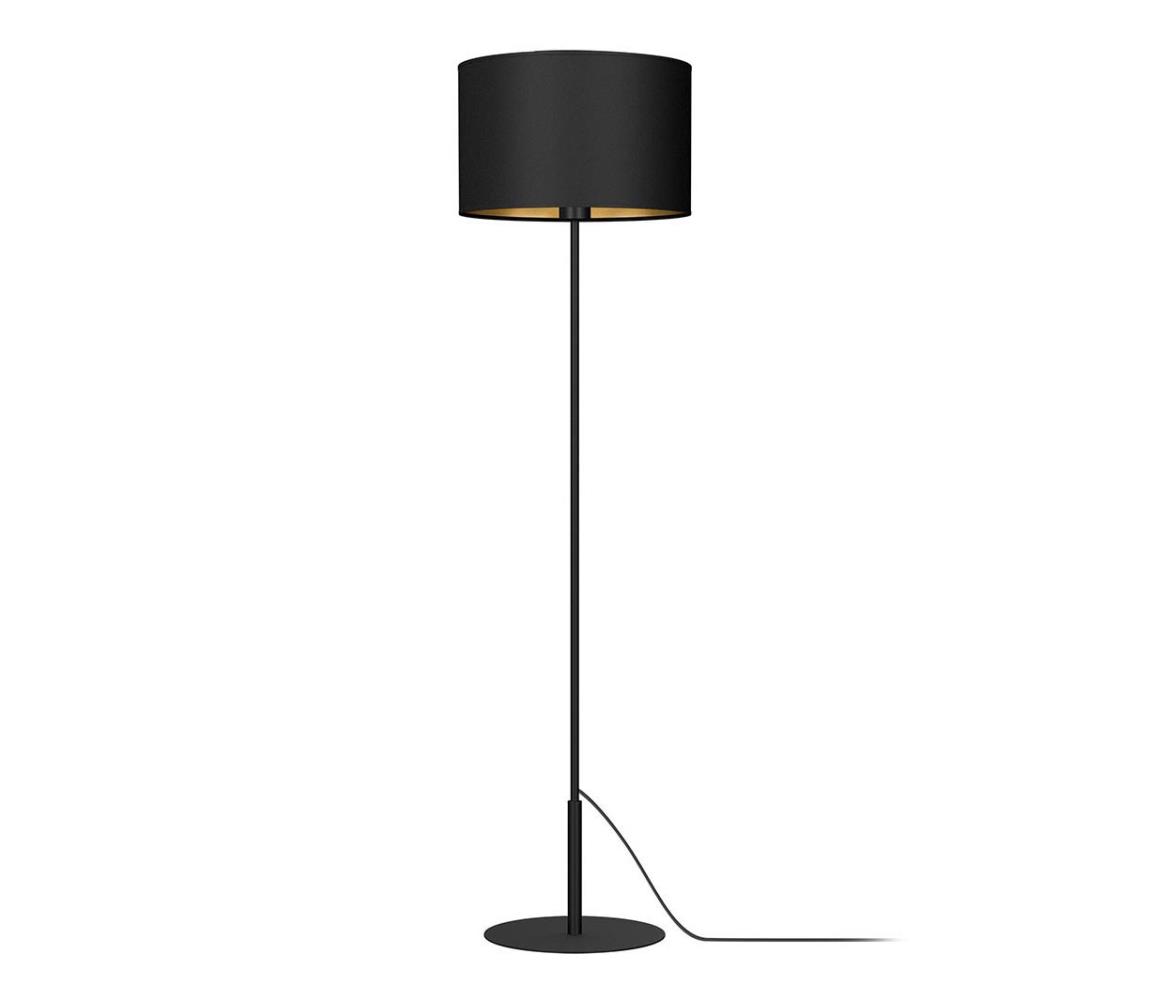  Stojacia lampa ARDEN 1xE27/60W/230V čierna/zlatá 