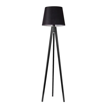 Stojacia lampa CONE 1xE27/60W/230V wenge čierna